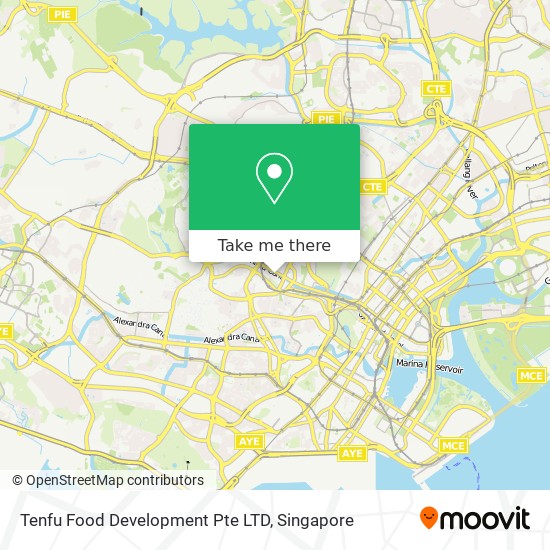 Tenfu Food Development Pte LTD map