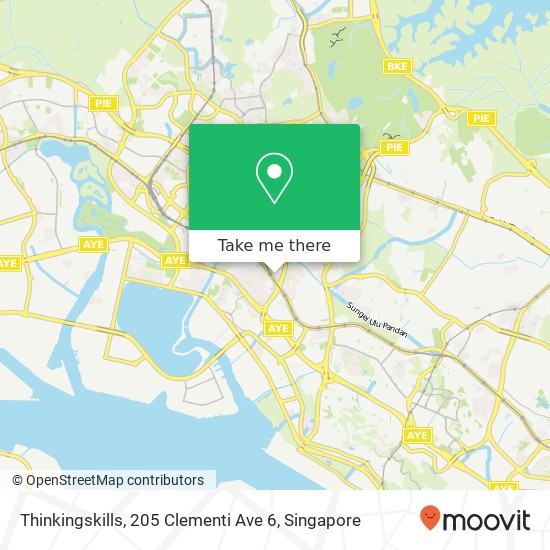 Thinkingskills, 205 Clementi Ave 6 map