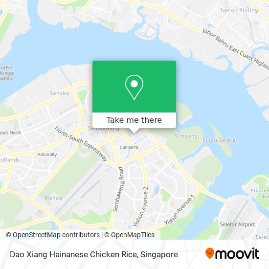 Dao Xiang Hainanese Chicken Rice map