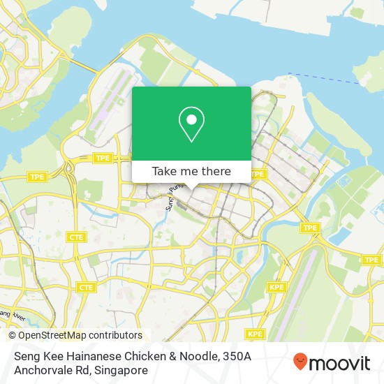 Seng Kee Hainanese Chicken & Noodle, 350A Anchorvale Rd地图