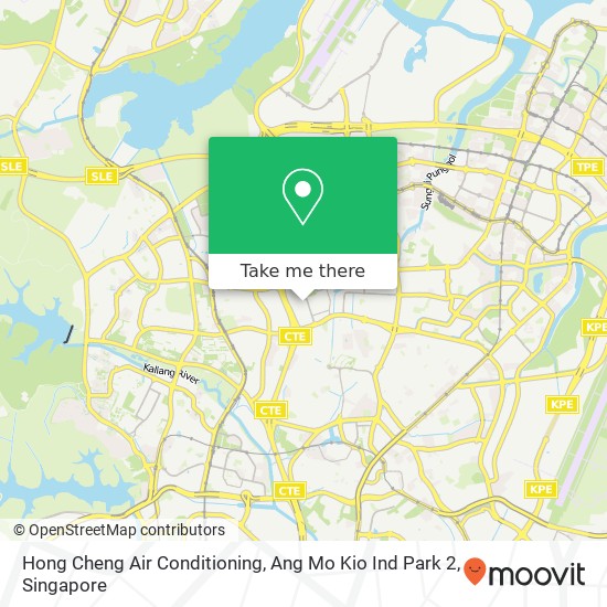 Hong Cheng Air Conditioning, Ang Mo Kio Ind Park 2 map