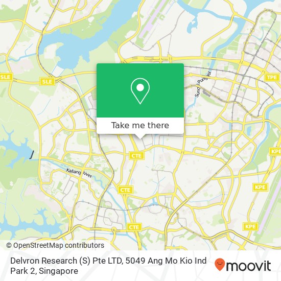 Delvron Research (S) Pte LTD, 5049 Ang Mo Kio Ind Park 2 map