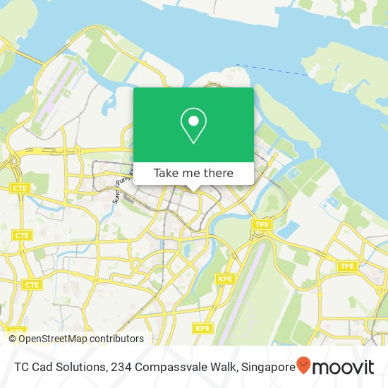 TC Cad Solutions, 234 Compassvale Walk map