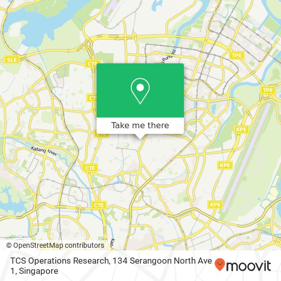 TCS Operations Research, 134 Serangoon North Ave 1地图