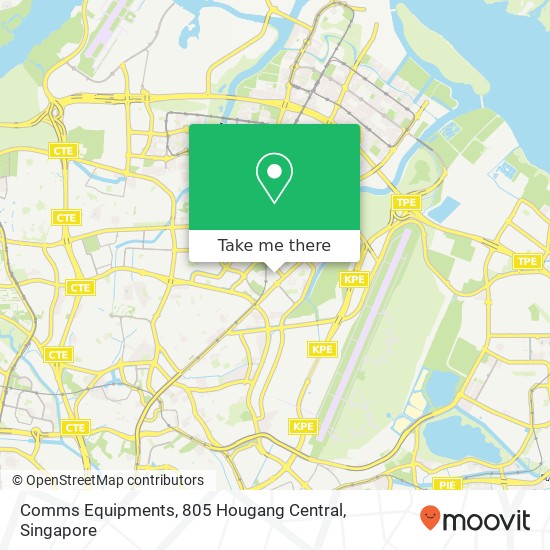 Comms Equipments, 805 Hougang Central map