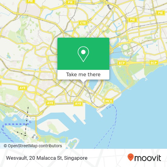 Wesvault, 20 Malacca St map