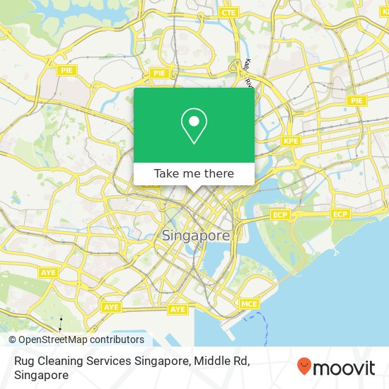 Rug Cleaning Services Singapore, Middle Rd地图