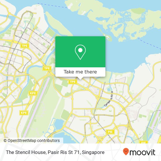 The Stencil House, Pasir Ris St 71地图