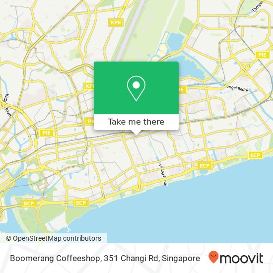 Boomerang Coffeeshop, 351 Changi Rd地图