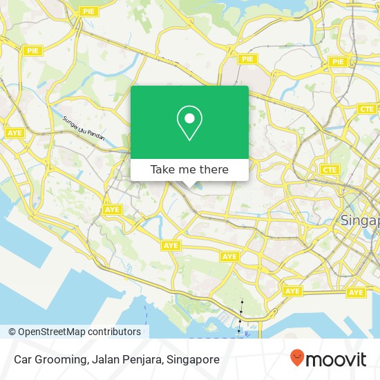 Car Grooming, Jalan Penjara map