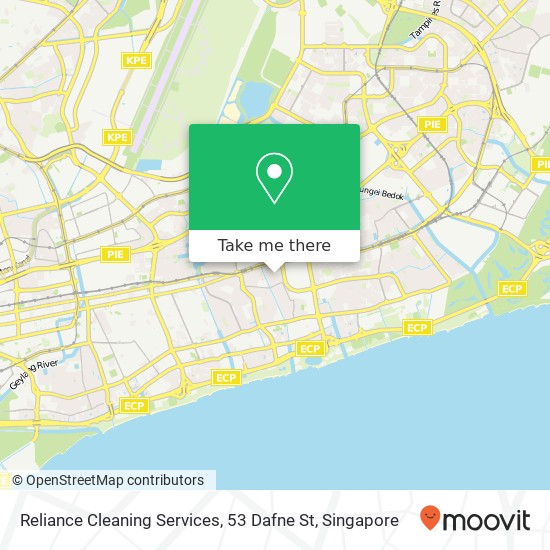 Reliance Cleaning Services, 53 Dafne St map