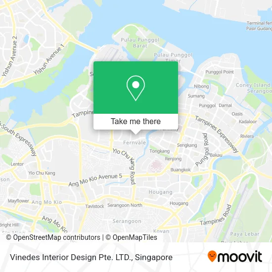 Vinedes Interior Design Pte. LTD.地图