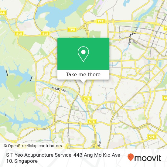 S T Yeo Acupuncture Service, 443 Ang Mo Kio Ave 10 map