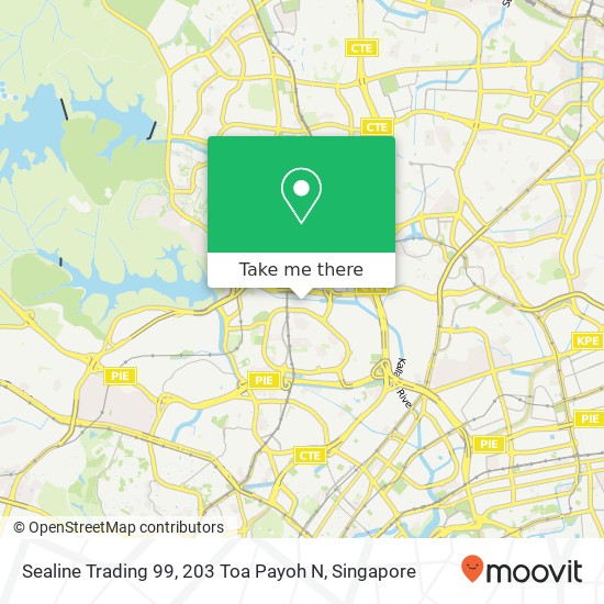 Sealine Trading 99, 203 Toa Payoh N地图