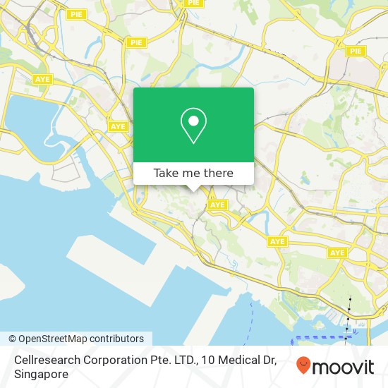 Cellresearch Corporation Pte. LTD., 10 Medical Dr地图