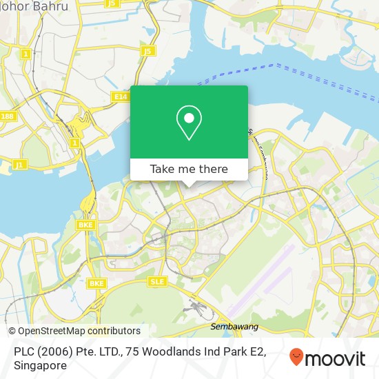 PLC (2006) Pte. LTD., 75 Woodlands Ind Park E2 map