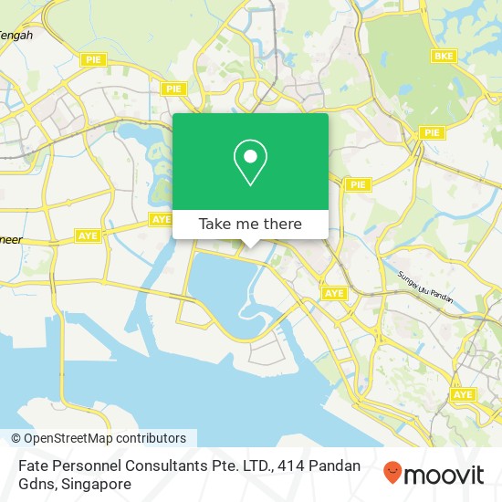 Fate Personnel Consultants Pte. LTD., 414 Pandan Gdns地图