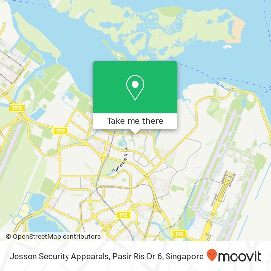 Jesson Security Appearals, Pasir Ris Dr 6 map