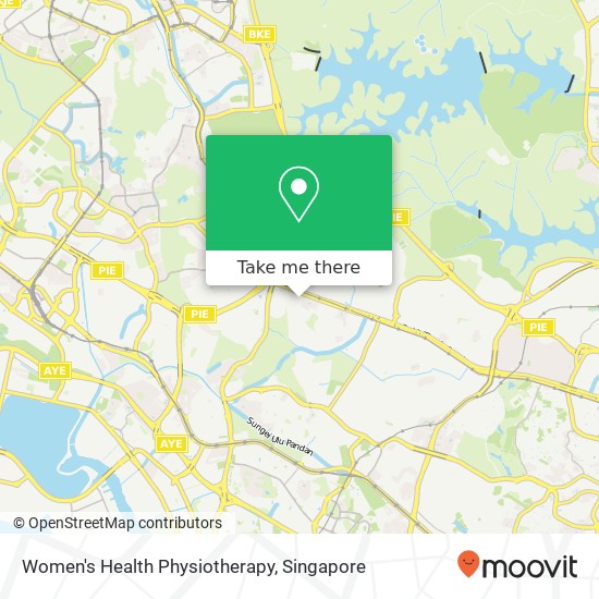 Women's Health Physiotherapy, Blackmore Dr map