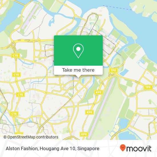 Alston Fashion, Hougang Ave 10地图