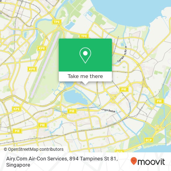 Airy.Com Air-Con Services, 894 Tampines St 81地图