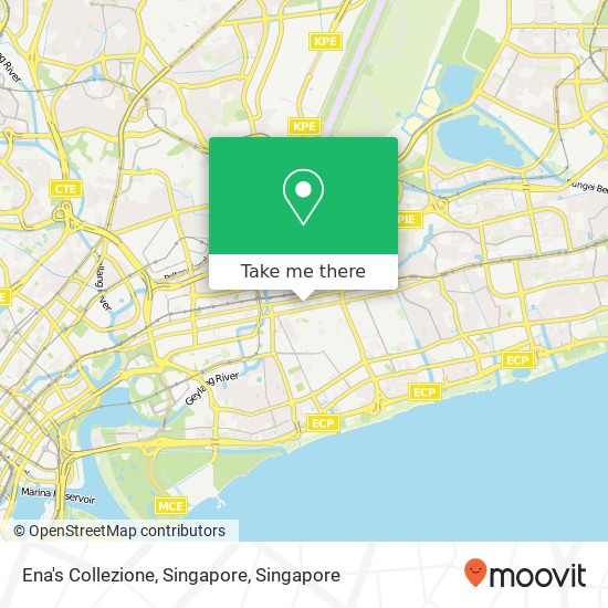 Ena's Collezione, Singapore map