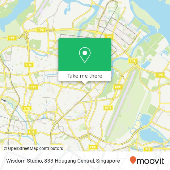 Wisdom Studio, 833 Hougang Central地图