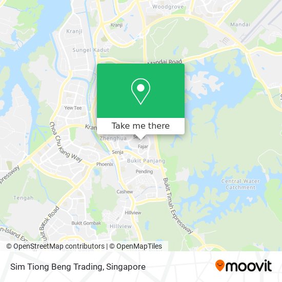 Sim Tiong Beng Trading map