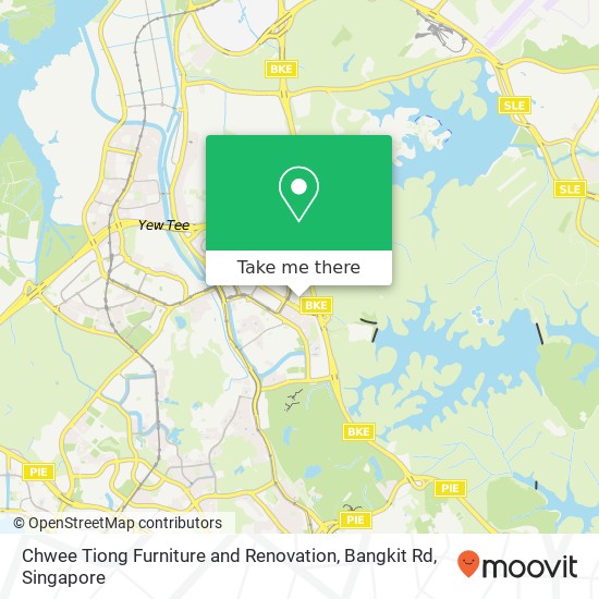 Chwee Tiong Furniture and Renovation, Bangkit Rd map