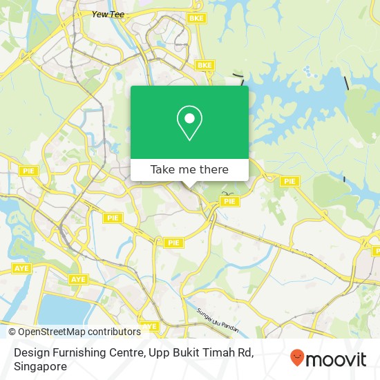 Design Furnishing Centre, Upp Bukit Timah Rd map