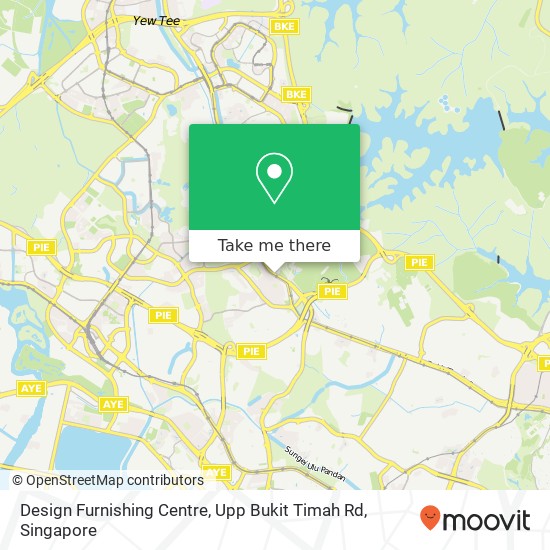 Design Furnishing Centre, Upp Bukit Timah Rd地图