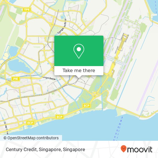Century Credit, Singapore map