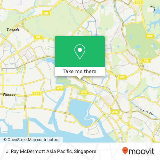 J. Ray McDermott Asia Pacific, Jurong Gateway Rd地图