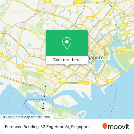 European Bedding, 32 Eng Hoon St map