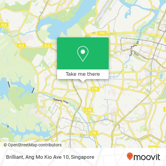 Brilliant, Ang Mo Kio Ave 10 map
