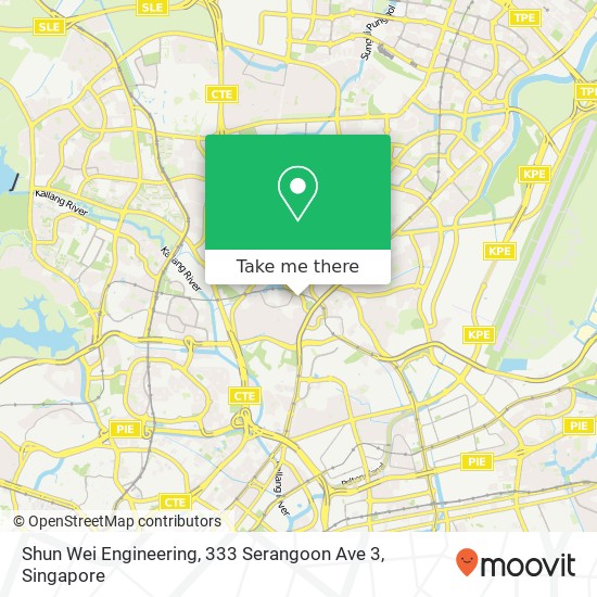 Shun Wei Engineering, 333 Serangoon Ave 3地图