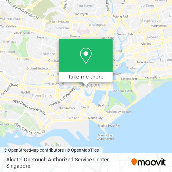 Alcatel Onetouch Authorized Service Center map
