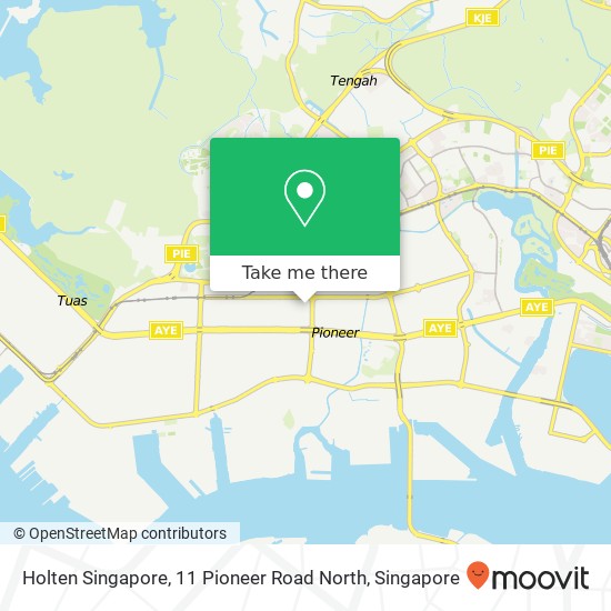 Holten Singapore, 11 Pioneer Road North地图