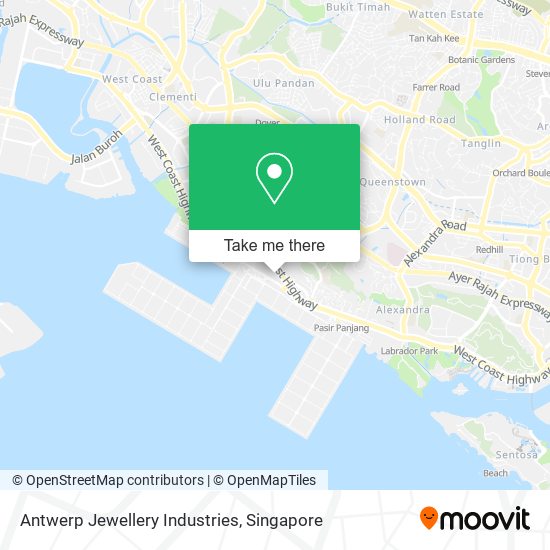 Antwerp Jewellery Industries map