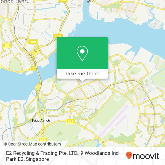 E2 Recycling & Trading Pte. LTD., 9 Woodlands Ind Park E2 map