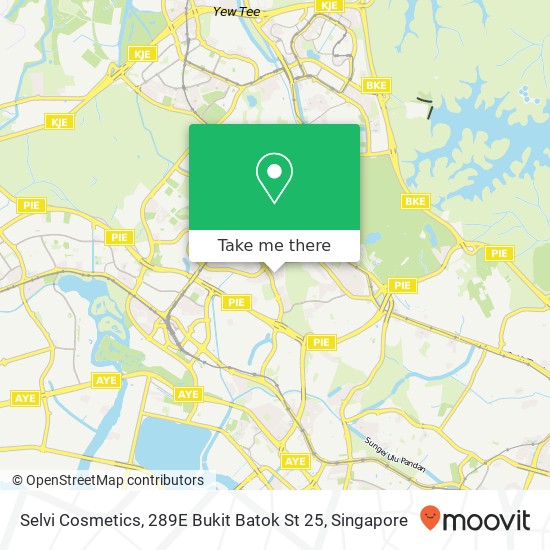 Selvi Cosmetics, 289E Bukit Batok St 25 map