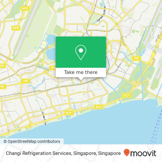 Changi Refrigeration Services, Singapore地图