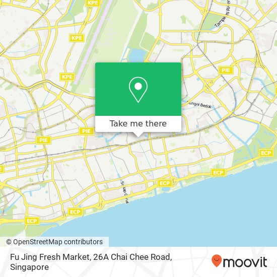 Fu Jing Fresh Market, 26A Chai Chee Road map