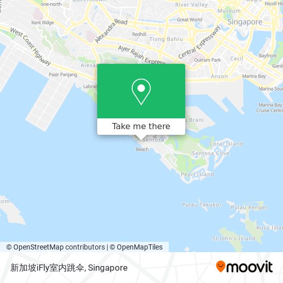 新加坡iFly室内跳伞 map