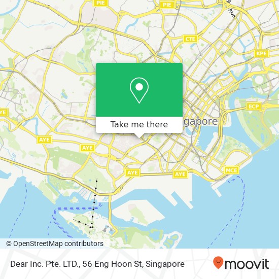 Dear Inc. Pte. LTD., 56 Eng Hoon St地图