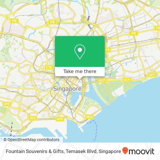 Fountain Souvenirs & Gifts, Temasek Blvd地图