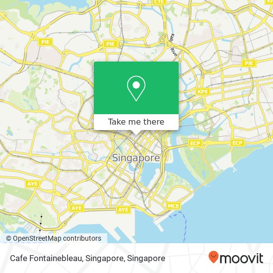 Cafe Fontainebleau, Singapore map