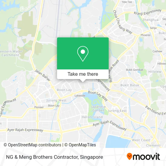 NG & Meng Brothers Contractor map