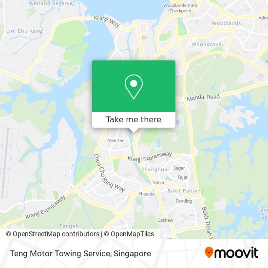 Teng Motor Towing Service map