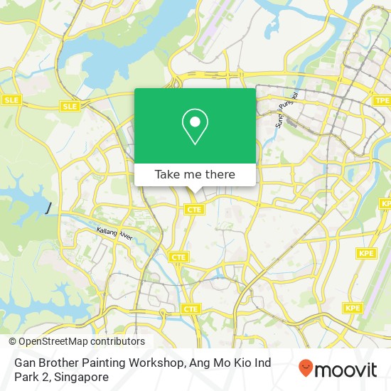 Gan Brother Painting Workshop, Ang Mo Kio Ind Park 2 map